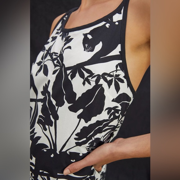 Anthropologie Maeve Chrysanthemum Wide-Leg Jumpsuit - Picture 3 of 5